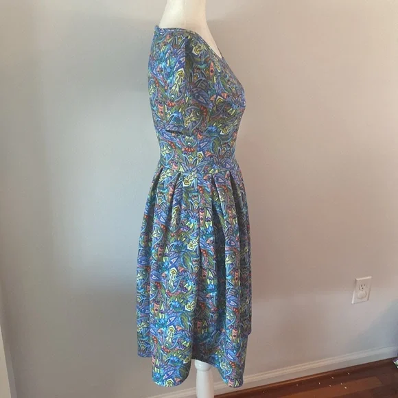 LuLaRoe XX fit and flare dress - Picture 6 of 12